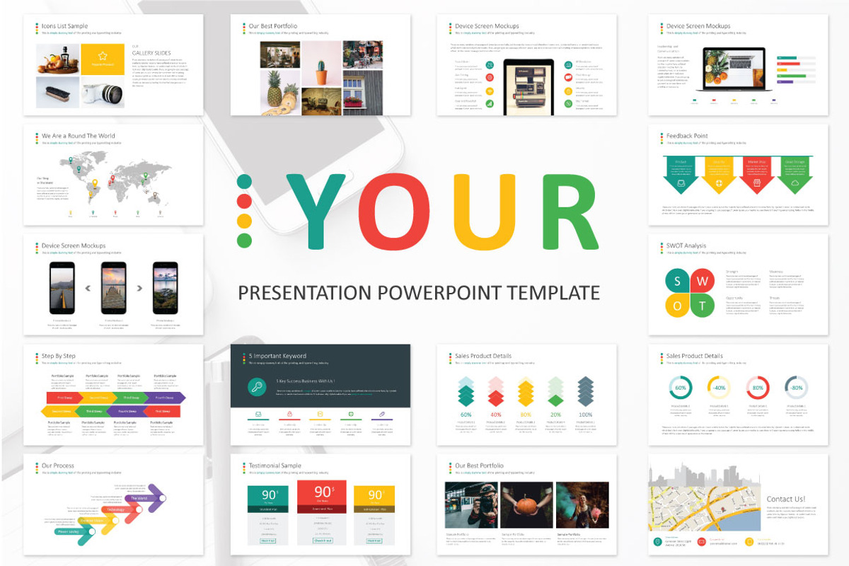 Business PowerPoint Template Bundle, a Presentation Template by Graphicslide (Photo 3 of 11)