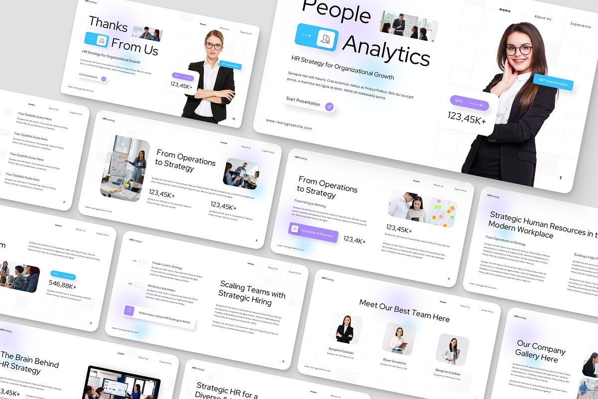 HR Strategy Presentation, a Presentation Template by Annora Studio (Photo 7 of 7)
