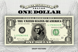 Vector One Dollar