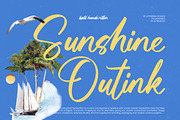 Sunshine Outink Bold Handwritten, a Script Font by Letterena Studios Script (Thumbnail 1 of 10)