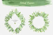 Magic Greenery Design kit watercolor, a Texture Illustration by NataliVA (Thumbnail 4 of 8)