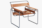 Wassily Chair by Marcel Breuer 3d, a Furniture 3D Model by 3dmitruk (Thumbnail 3 of 12)