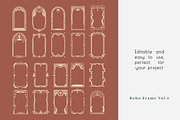 Boho Frame Vol.1, an Object Graphic by Bewalrus Studio (Thumbnail 5 of 7)