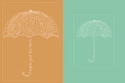 Umbrella hand drawn vector, a Person Illustration by Klipa Illustrations (Thumbnail 2 of 2)