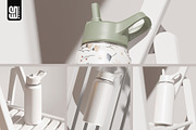 Thermo Flask on Wooden Chair Mockup, a Cups & Container Mockup by SD Mockup (Thumbnail 4 of 4)