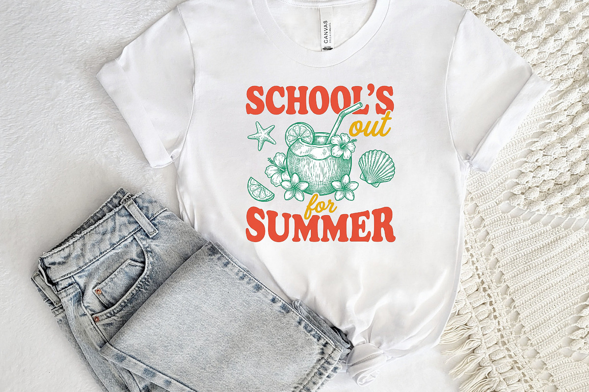 School’s Out for Summer PNG, a Seasonal Illustration by Canvas Craft (Photo 6 of 7)