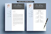 Resume/CV Template for Word, a Resume Template by TemplateCrafts (Thumbnail 2 of 3)
