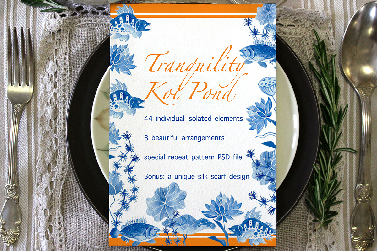 Tranquility Koi Pond, a Graphic by Stylus & Bloom (Photo 1 of 6)