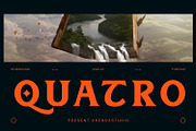 Quatro Vintage Display Font, a Serif Font by Arendxstudio (Thumbnail 1 of 14)