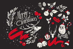 Christmas Hand-drawn Design Elements