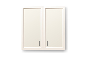 Kitchen cabinets mockup, an Object Illustration by Things for designers