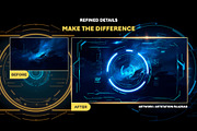 Sci-fi HUD Overlay Effects, an Object Graphic by Mikel Blazgad (Thumbnail 3 of 9)