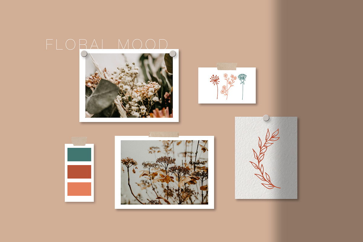 300 Wild Flowers Vector Elements, an Illustration by Art Dari Autumn (Photo 15 of 24)