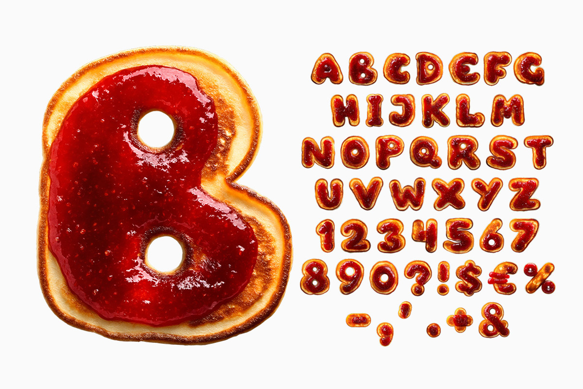 Pancake with Jam Font, a Handwritten Font by Handmadefont (Photo 2 of 10)