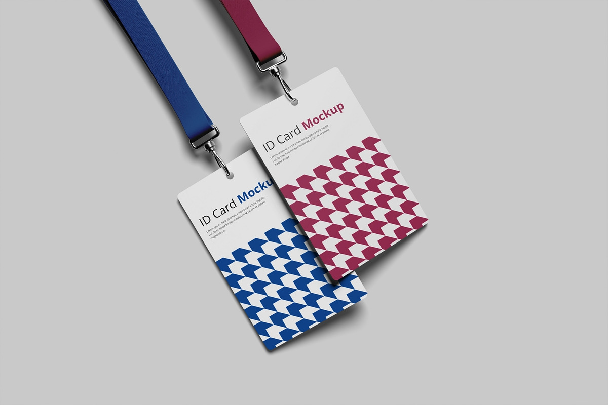 Realistic ID Card Mockup PSD, an Advertising Mockup by MA-KING_ART (Photo 3 of 5)