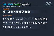 Blue Bloxc, a Sans Serif Font by BBtypeStudios (Thumbnail 13 of 17)