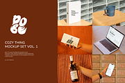 Cozy Thing Mockup Set Vol 1, a Cups & Container Mockup by DOBE Studio (Thumbnail 1 of 4)