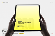 iPad Pro In Hand Mockup, an iPad Mockup by Toasin Studio (Thumbnail 1 of 5)