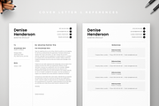 Resume Template Denise, a Resume Template by Olympia Resume (Thumbnail 3 of 6)