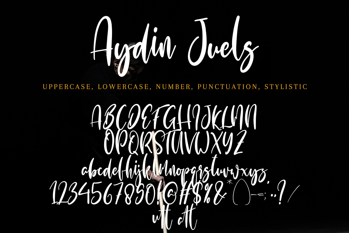 Aydin Juels, a Handwritten Font by HaKi Studio (Photo 5 of 5)