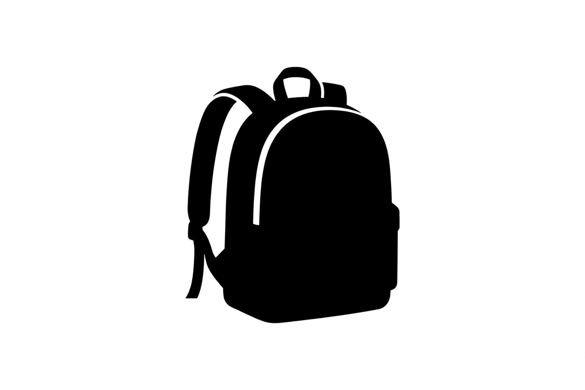 School Backpack Silhouette Set, an Object Graphic by Creativeshirt (Photo 2 of 3)