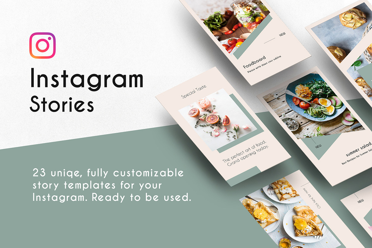 Instagram Stories Template Light, a Social Media Template by khoai_tây (Photo 1 of 5)