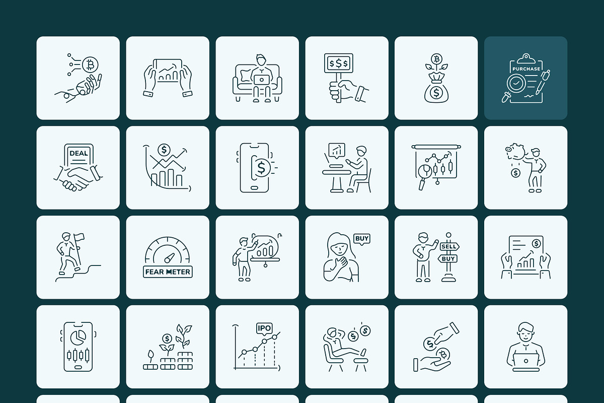 475 Financial and Economic Icons, an Outline Icon by Prosymbols (Photo 12 of 13)