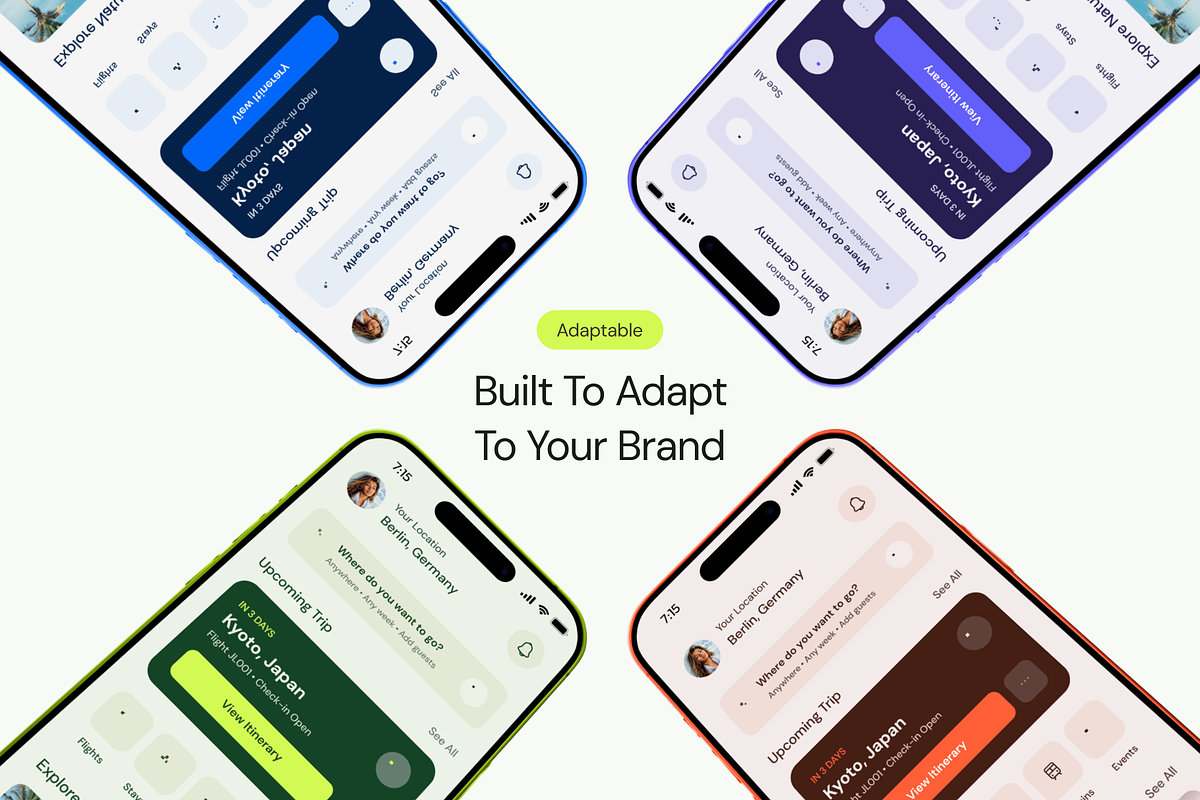 TRU - AI Powered Travel App UI Kit, an UI Kit Template by Brickclay (Photo 4 of 17)