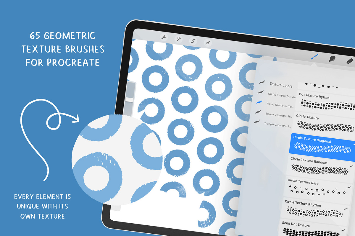 Geometric Brushes. Simple & Modern, a Brush Add-On by MaNechaeva (Photo 2 of 9)