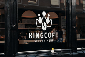 Modern Coffee King Crown Logo, a Branding & Logo Template by Design_Planet