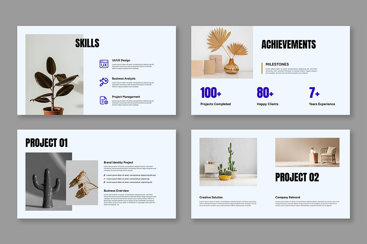 Minimal Business Portfolio, a Presentation Template by Mighty-Slide (Photo 5 of 6)