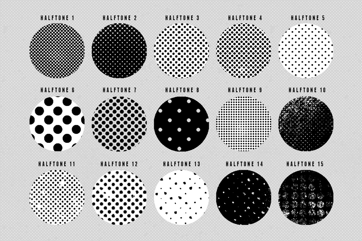 Halftone Procreate Brushes preview 2