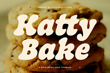 Katty Bake - Bold Retro Serif Font