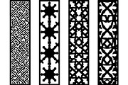 Black Geometric Pattern Panel Set, an Object Graphic by Designer_Momina (Thumbnail 11 of 13)