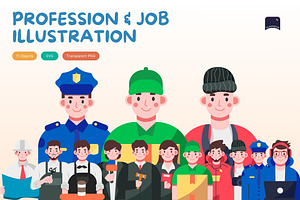 Profession & Job Avatar Illustration, an Object Graphic by Claymoon Lab