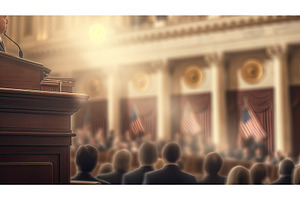 frame blurred congress interior ai, a Background Photo by pikepicture