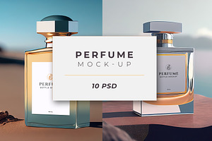 Perfume Bottle Mockups Pack Vol.02