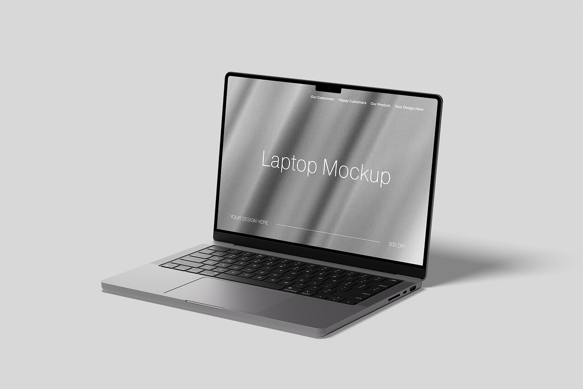 Laptop Mockup, a Mac Mockup by Lxadesign (Photo 4 of 9)