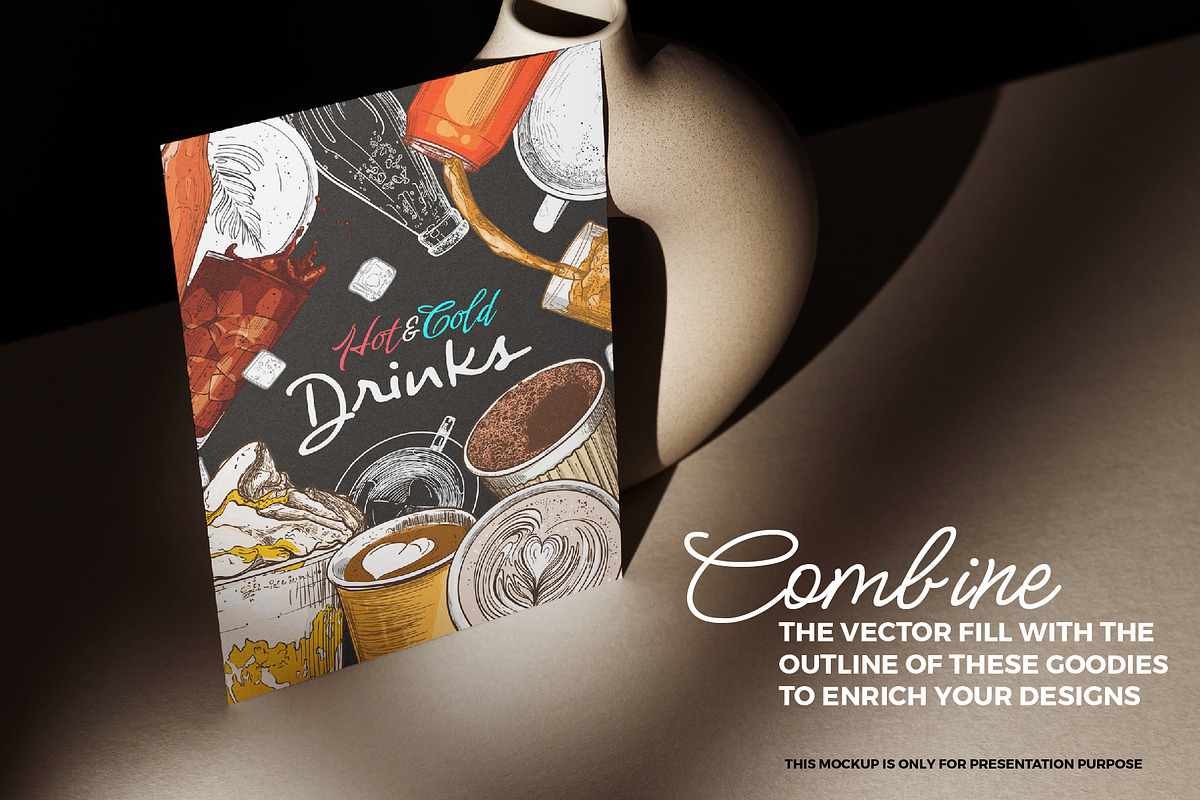 Hand drawn vector drinks, a Food Illustration by MuzaInspires (Photo 5 of 8)
