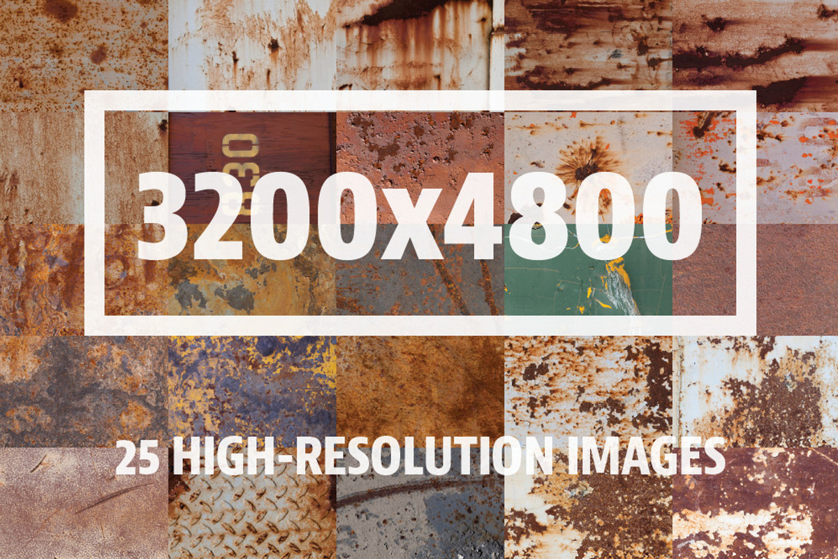 25 Grunge Metal/Rust Images Vol. 1 preview 3
