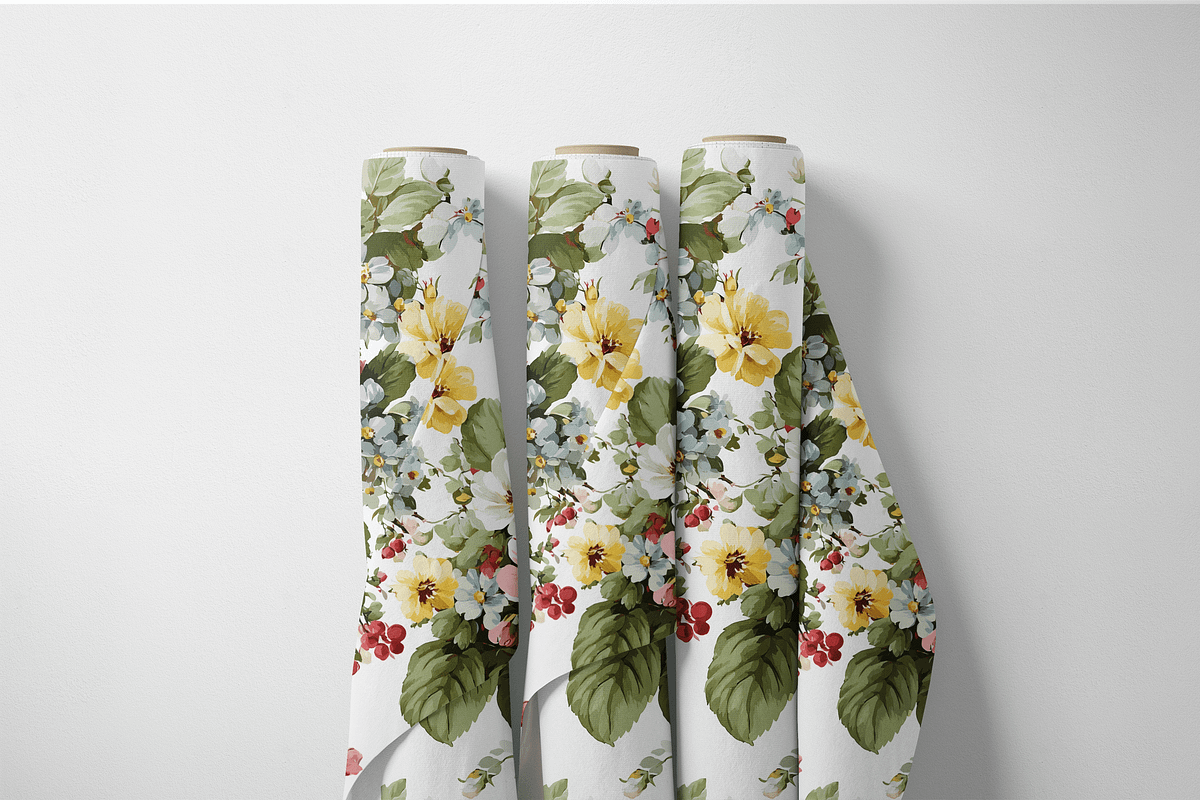 Vintage Floral Seamless Pattern, a Pattern Graphic by Pati Charm Studio (Photo 6 of 6)