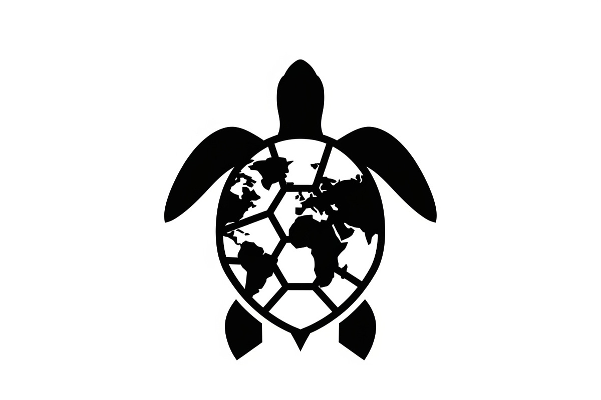 World Map Sea Turtle Bundle, an Illustration by Gaye Art (Photo 4 of 31)