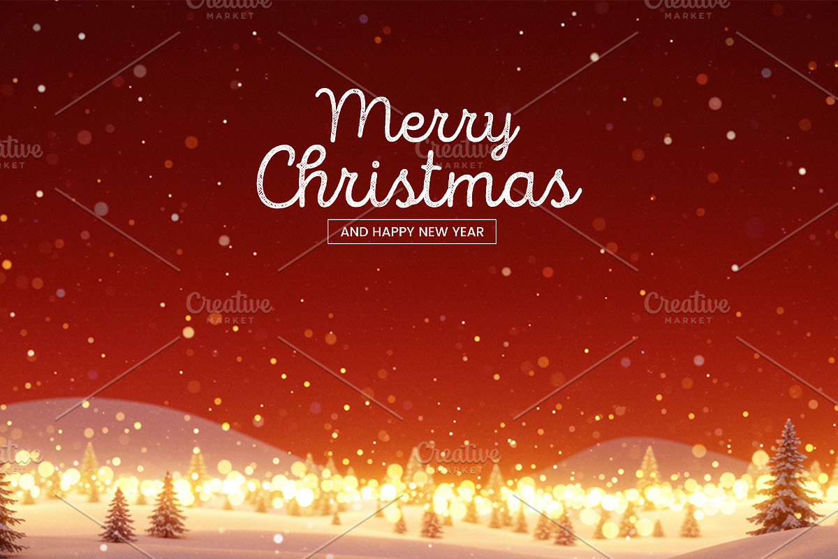 Template Merry Christmas & New Year, a Social Media Template by Qaseem Zaidi Graphics