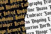 Wilson Wells - Blackletter Font, a Blackletter Font by StringLabs (Thumbnail 3 of 10)