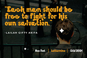 Coralina - Retro Serif, a Serif Font by Lettermine (Thumbnail 6 of 10)