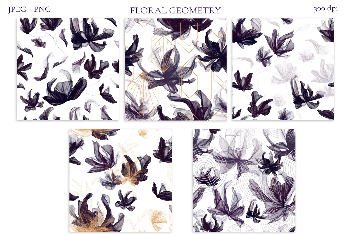 Floral Geometry, an Illustration by Salted Galaxy (Photo 11 of 18)