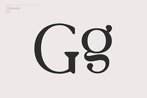 Charmini. Serif Font Family.