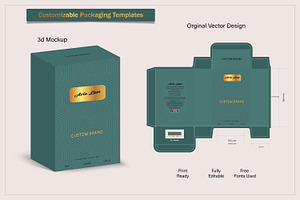 Box design luxury products for perfu