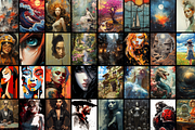 100 Midjourney Painting Prompts, a Decorative Illustration by Artimind Studio (Thumbnail 4 of 5)