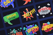 SALE! 3D Sticker Pack, a Templates & Theme by Dope Design (Thumbnail 8 of 10)